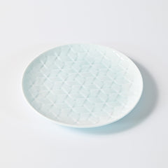 Pale Blue Round Plate M