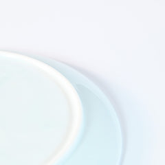 Pale Blue Round Plate M