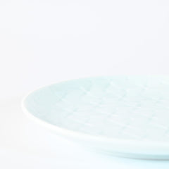 Pale Blue Round Plate M