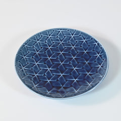 Navy Blue Round Plate M