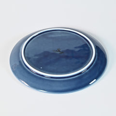 Navy Blue Round Plate M