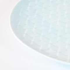 Pale Blue Round Plate L