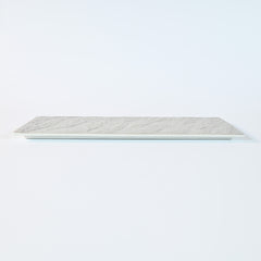 Silver Rock Surface Long Plate