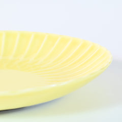 Kasumi Yellow Round Plate