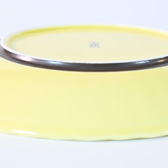 Kasumi Yellow Round Plate