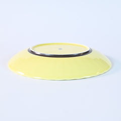 Kasumi Yellow Round Plate