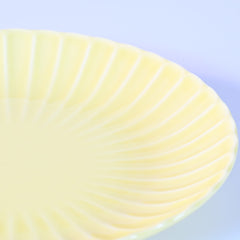 Kasumi Yellow Round Plate