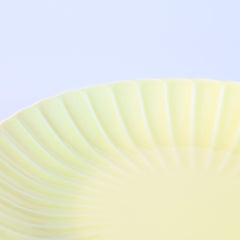 Kasumi Yellow Round Plate