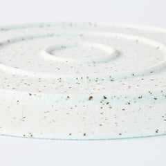 White Granite  Mino Ware Flat Plate