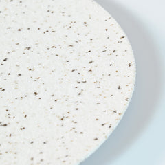 White Granite  Mino Ware Flat Plate