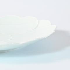 Sakura Celadon Porcelain Plate