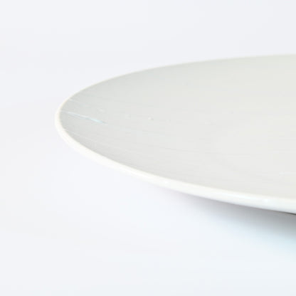 Araragi White Round Plate