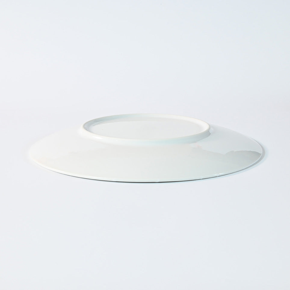 Araragi White Round Plate