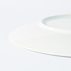 Araragi White Round Plate