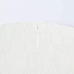 Araragi White Round Plate