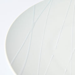 Araragi White Round Plate